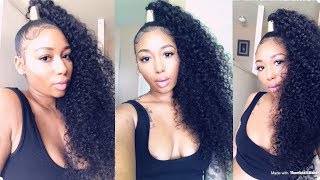 How To Slay A High Ponytail Using Bundle Hair| Ft. Beauty Forever| Trendy Kay