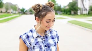How To Create Double Braided Buns | Back-To-School | Cute Girls Hairstyles