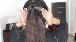Quick & Easy Ponytail Hairstyle For Short Hair | Long Hair | With Puff | Simple Hairstyle