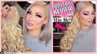 ✨Ponytail Extension Review  ✨ Wiggit.Co.Uk - Sleek Hair Couture Lilacs - 613 - Instant Glam - Wow