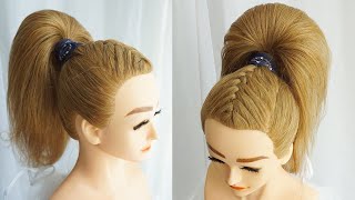 Easy School Hair Hacks - Easy High Ponytail Hairstyles For School | College Hairstyles For Girl