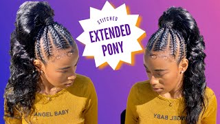 Stitched Extended Ponytail