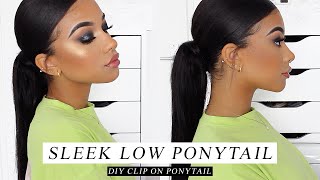 Sleek Low Ponytail / Diy Ponytail Extension. | Ft. Cynosure Hair