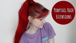 How To Dye And Wear Ponytail Hair Extensions! Vpfashion | Alyssa Nicole |