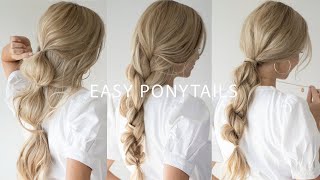 How To: Braided Ponytail Hairstyles ‍♀️ Everyday Hairstyles