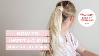 How To Insert Cashmere Hair Ponytail Extension | Cashmere Hair Extensions