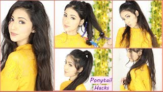 High Ponytail Hairstyle Hacks For Girls 2019 | Ponytail Hairstyle