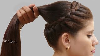 Different Ponytail Hairstyle For Wedding/Party | Hairstyles For School , College, Work