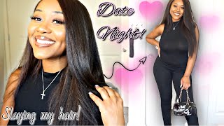 I'M Going On A Date!! Super Sleek Date Night Look Ft Amazing Beauty Hair