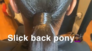 Quick Weave Ponytail W/ Beauty Supply Store Bundles