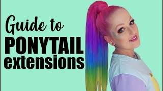 How To Wear A Ponytail Extension - Lizzislox - Human Hair Extensions (Beginners Guide)