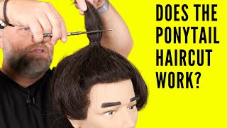 Does The Ponytail Haircut Really Work - Thesalonguy