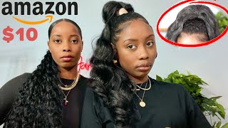 Watch This Before Purchasing Amazon Drawstring Ponytail Extension | On Natural Hair |