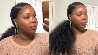 How To Get Sleek Low Ponytail Style On 30 Inch Lace Frontal Wig | Supernova Hair