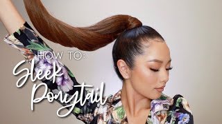 How To: Sleek Ponytail W/ Extension | Sophia Thao