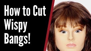 How To Cut Wispy Bangs - Thesalonguy
