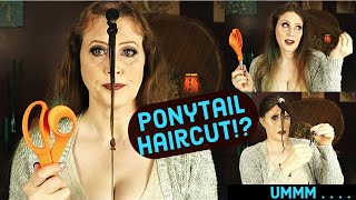 Brave Attempt: Quarantine Ponytail Haircut Diy