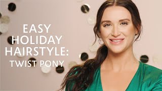 Twist Ponytail Hairstyle For Holiday 2021| Sephora
