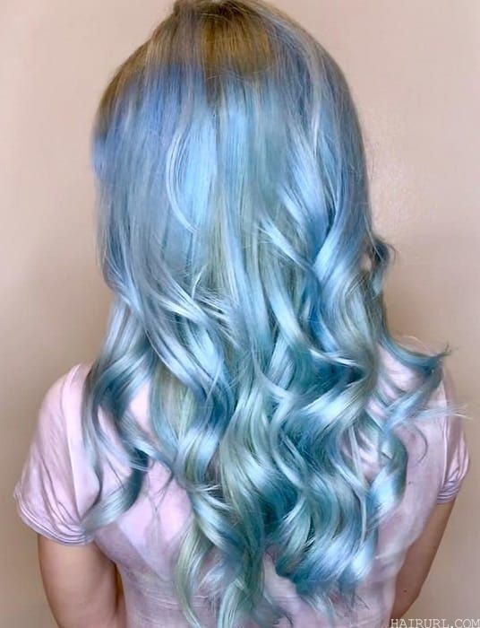 light blue hairstyles for girls