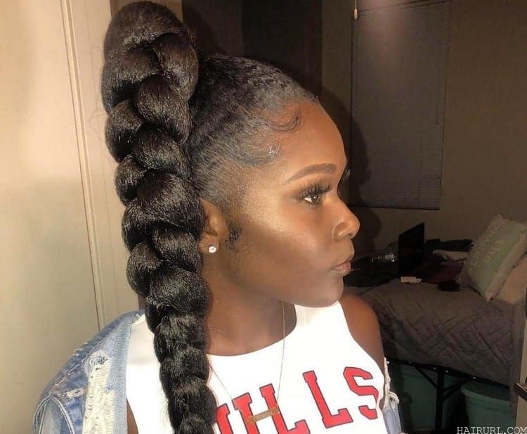 How to Do a Jumbo Braid Ponytail with Weave
