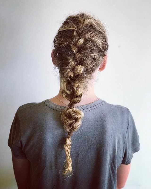 back to school curly hairstyle