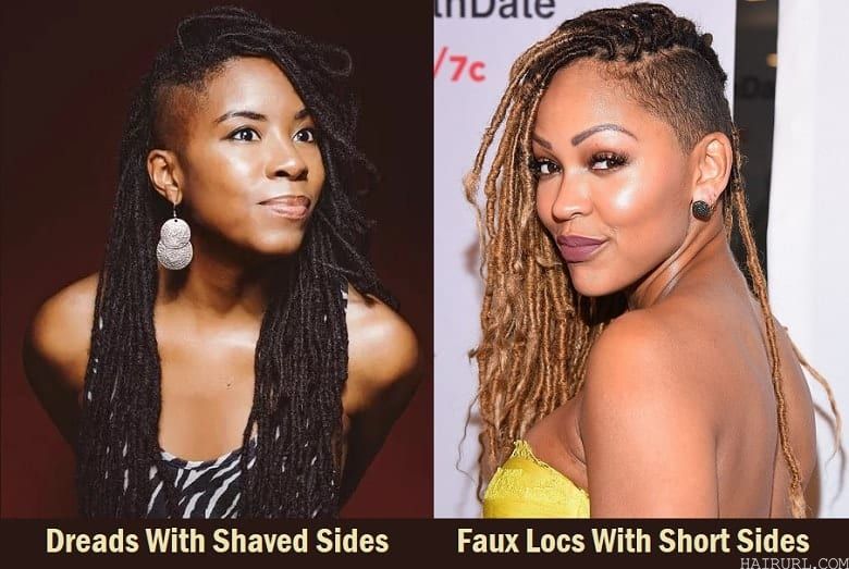 Dreads With Shaved Sides Vs. Faux Locs with Short Sides
