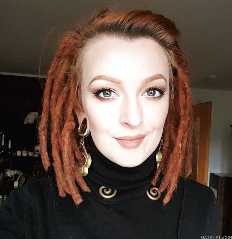 short red dreads 