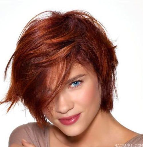 bright copper red hair color for women