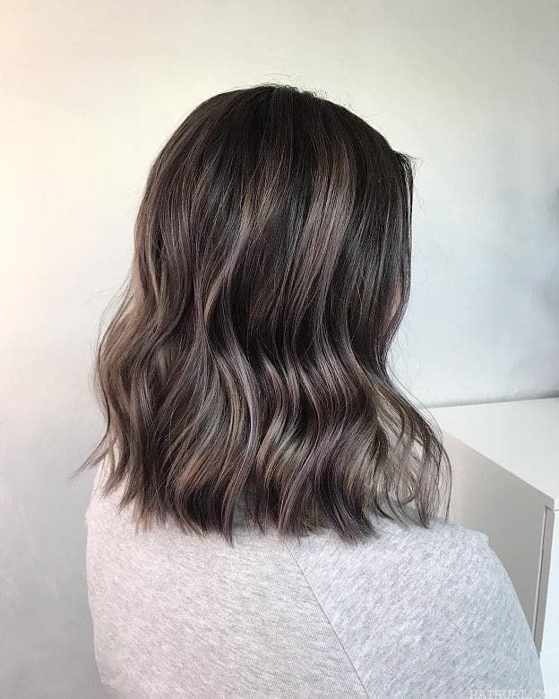 lob with silver highlights