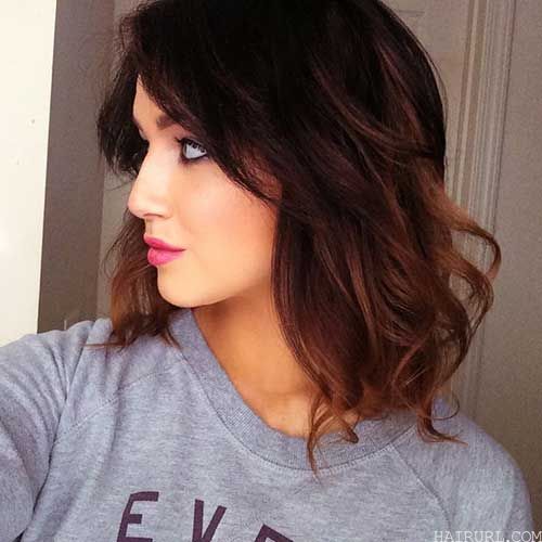  Wavy long bob hairstyle for girl