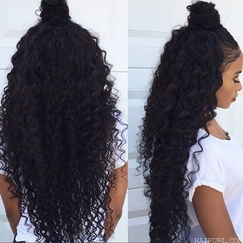  Long tresses hair for black girl