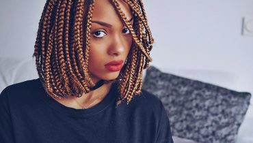 50 Lively Short Box Braid Styles for Any Woman