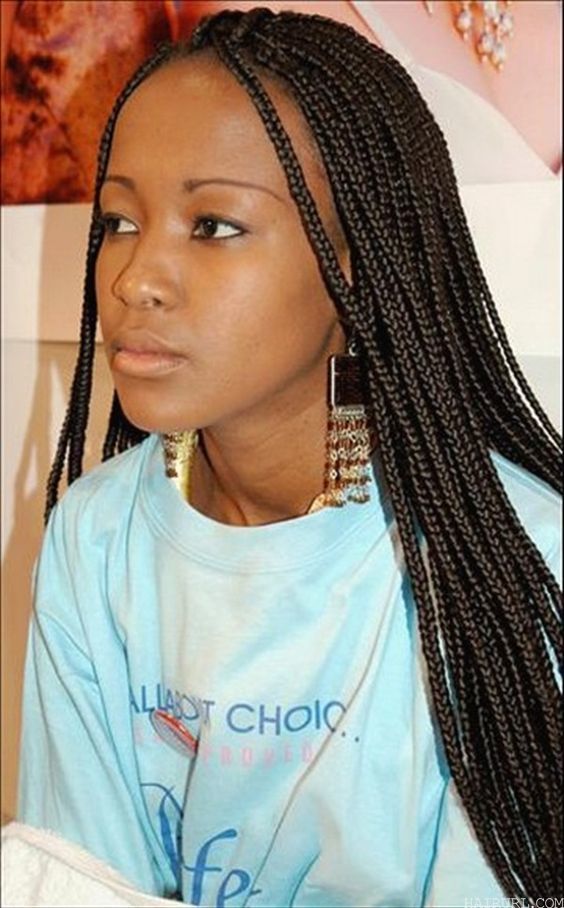 The classics Braids hairstyle for teen age girl 