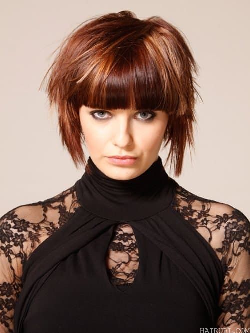 pixie with bangs for brown hair