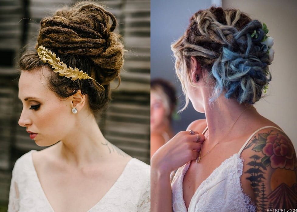 Wedding Updo with Dreads