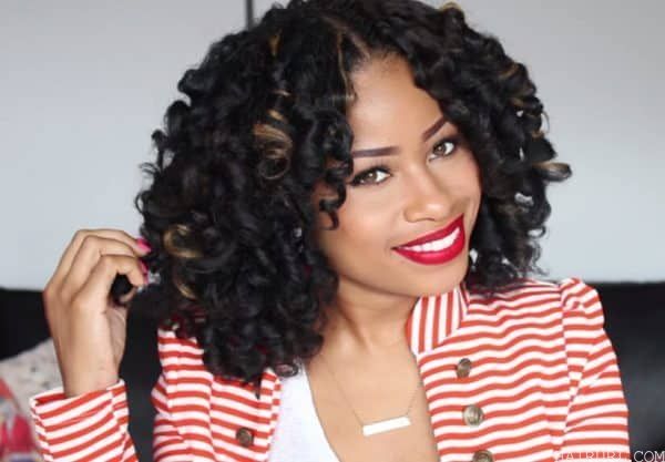 Curly Crochet Braids with Marley Hair
