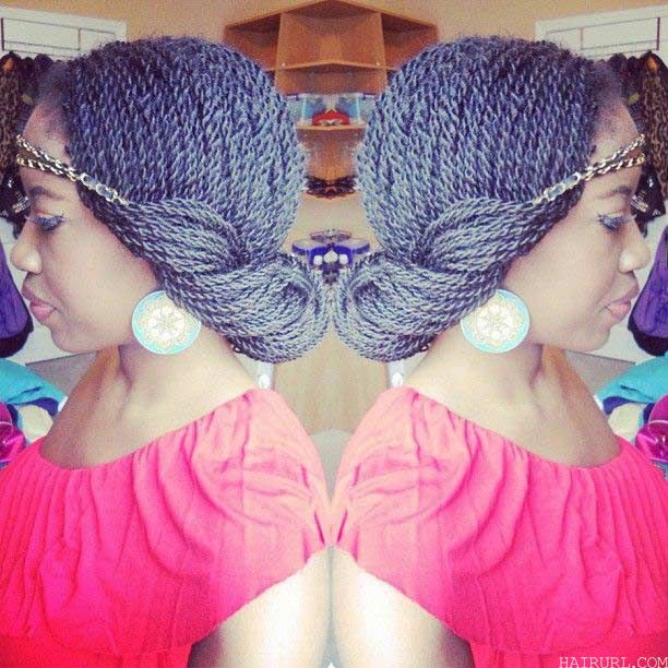 Low Twist hairstyle 