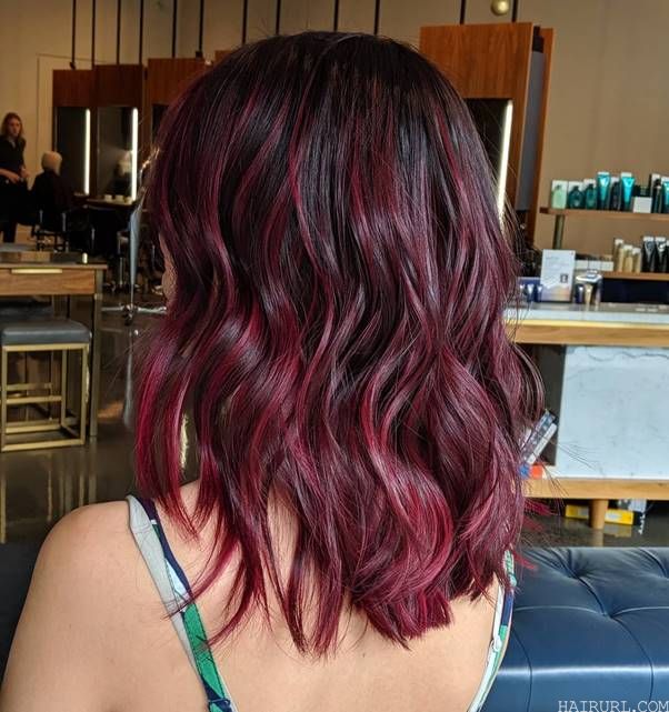 black and red highlights