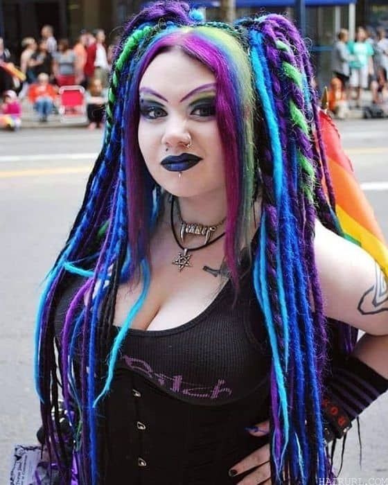 goth hairstyles for women
