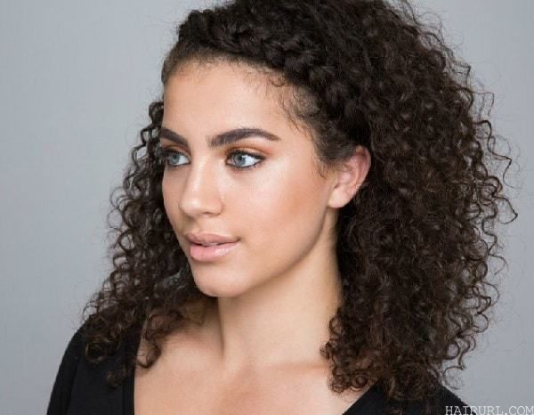curly bob for indian women