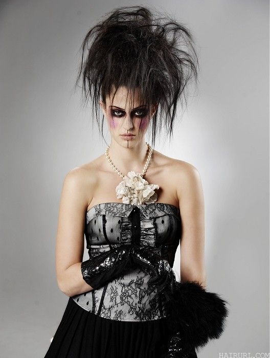 High up Gothic hairstyles your favorite 