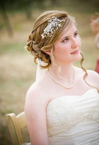 ponytail Wedding Hairstyles for Bride