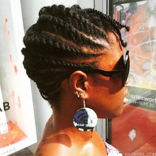 Simply Cornrows twists hairstyle