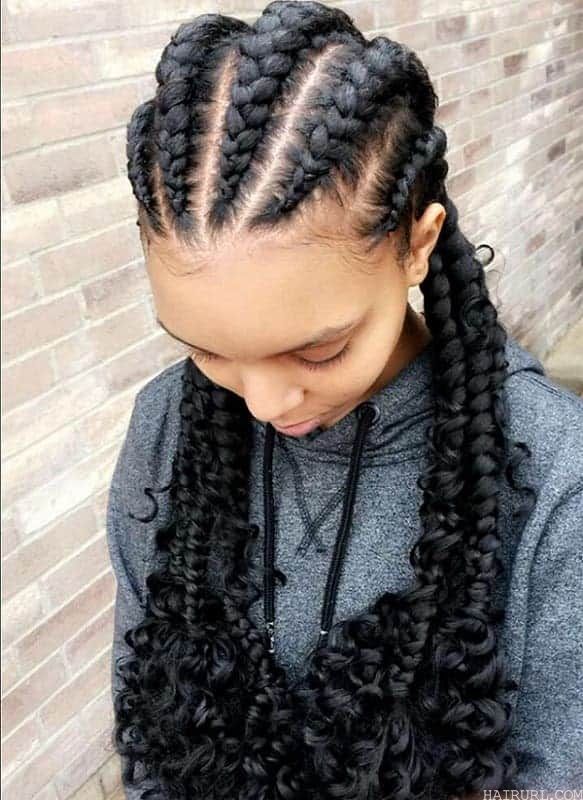 braided curly hairstyles with weave