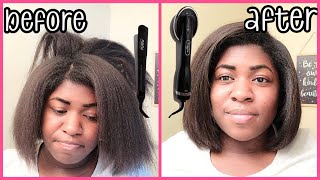 Silkout Hair Care System Review & Demo | Plus 4 Months Post Relaxer, Transitioning To Natural Update