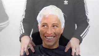 Create The White-Blonde Hair Color Technique