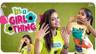 It'S A Girl Thing || Nail Art With Harini || Self Care || Hair Care Tips | Mahishivan | Tamada