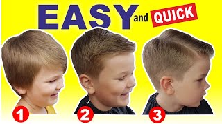 Quick & Easy Home Haircut Tutorial |  How To Cut Boys Hair With Clippers
