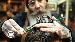 Scissor Cut Short Back And Sides Men'S Haircut
