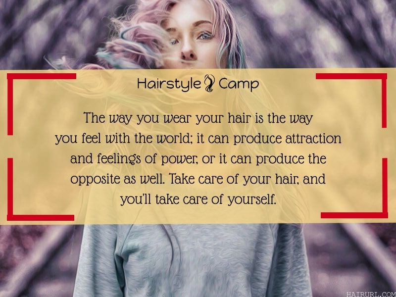 long quotes on hair